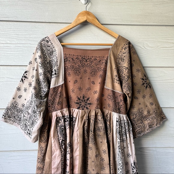 Handmade Bandana Dress SKU 7780 Muddy/Earthy - Picture 9 of 16